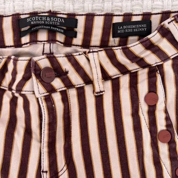 Scotch & Soda Mid Rise Skinny Jean Pants - Picture 8 of 8